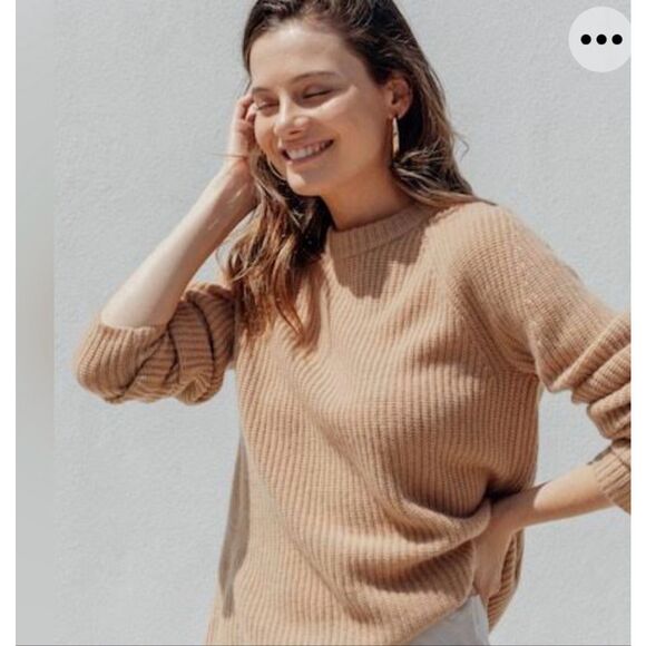 Vince Shaker Stitch Wool Blend Sweater Size L - Picture 1 of 8